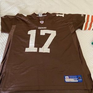 Cleveland Browns #17  NFL Football Jersey (Brown)